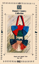 Donna's Country Collection 204 | Heart and Apple Tote | One Size