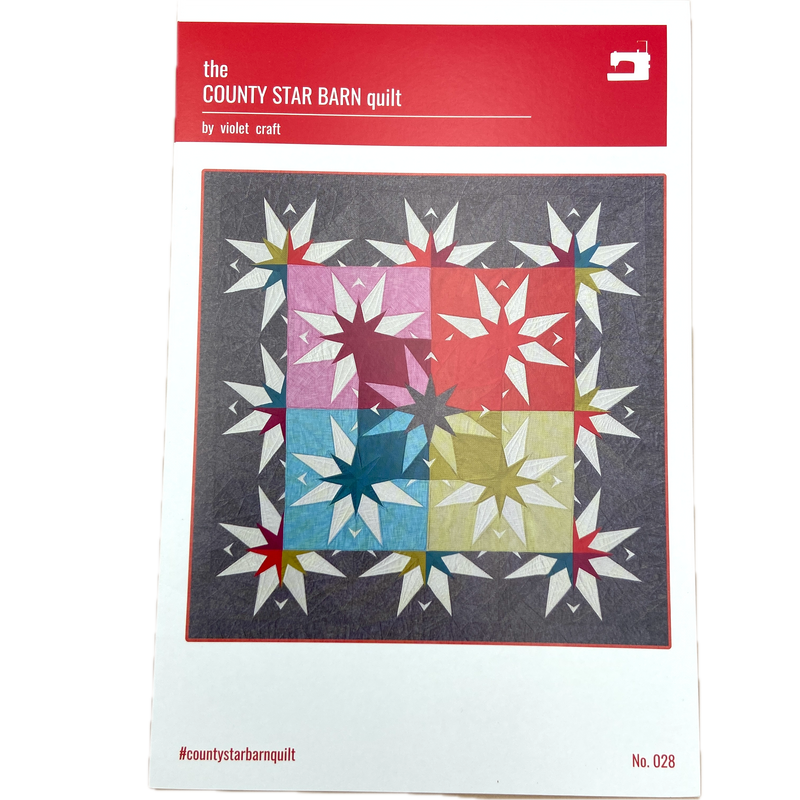 County Star Barn Quilt | Violet Craft | Quilt Pattern