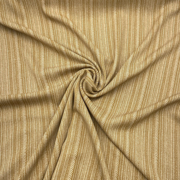 Mustard Stripe | Sunset Studio | Crinkle Rayon