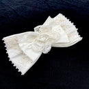 Esme | White Satin Bows | Coquette Bridal