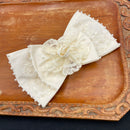 Genevieve | Ivory Satin Bows | Coquette Bridal