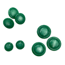 3/8", 1/2" or 5/8" Jolly Green | Plastic Buttons | Choose Your Size