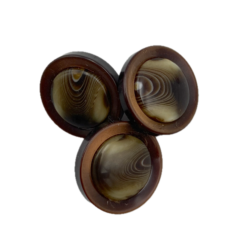 3/4" or 1" Jewel Swirl | Plastic Buttons | Choose Your Favorite