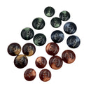 3/4", or 7/8" Marbled | Plastic Buttons | Choose Your Favorite