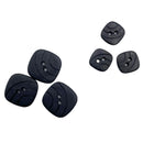 1/2" or 5/8" or 3/4" Groovy Square | Plastic Buttons | Choose Your Size