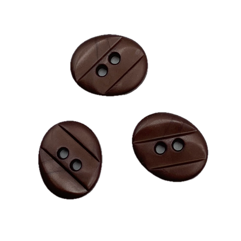 1/2" or 3/4" Pearly Oval | Plastic Buttons | Choose Your Favorite