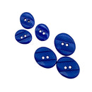 1/2" or 3/4" Pearly Oval | Plastic Buttons | Choose Your Favorite