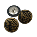 3/4" Bronze Glyphs | Plastic Buttons