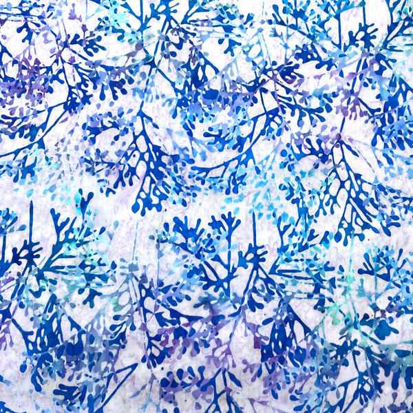 Watercolor Blossoms Lilac | Batik | Quilting Cotton