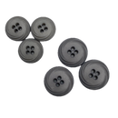 1/2", 5/8" or 3/4" Swirl Edge | Plastic Buttons | Choose Your Favorite