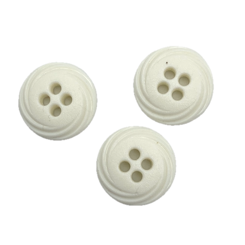 1/2", 5/8" or 3/4" Swirl Edge | Plastic Buttons | Choose Your Favorite