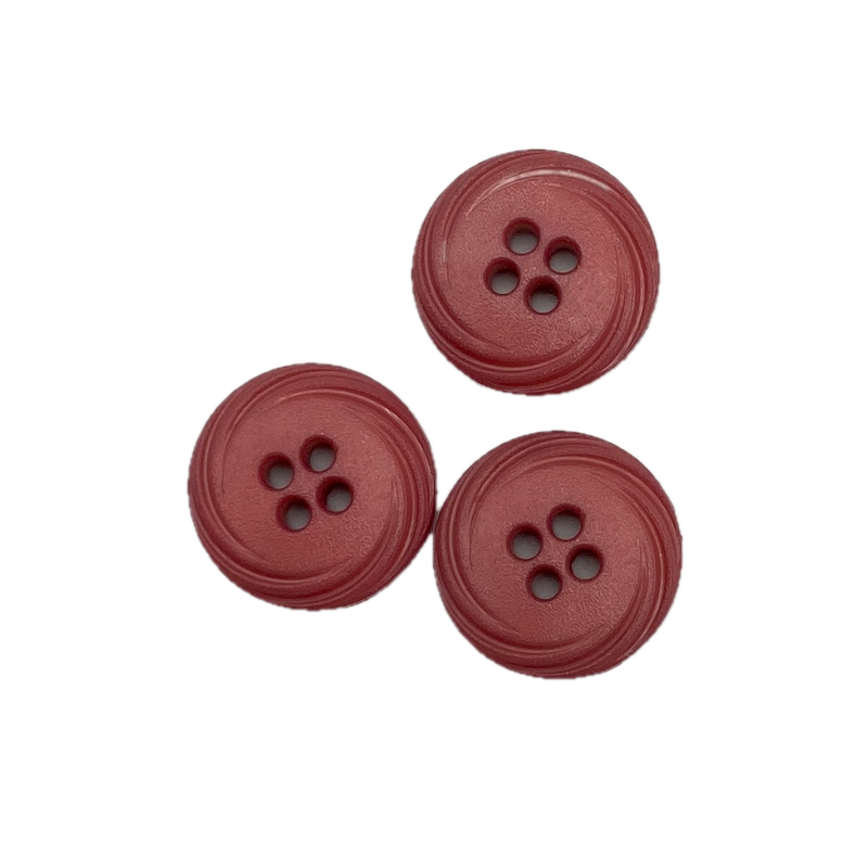 1/2", 5/8" or 3/4" Swirl Edge | Plastic Buttons | Choose Your Favorite