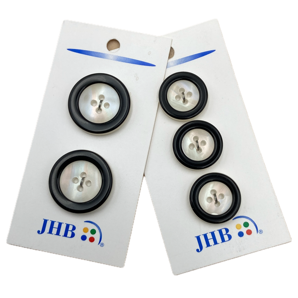 3/4" or 1" Ringleader | Plastic Buttons | Choose Your Size