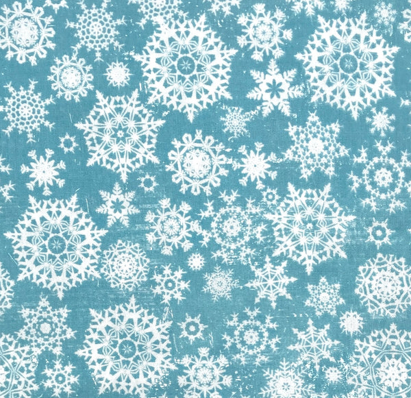 Snowfall Mint | Christmastime | Quilting Cotton