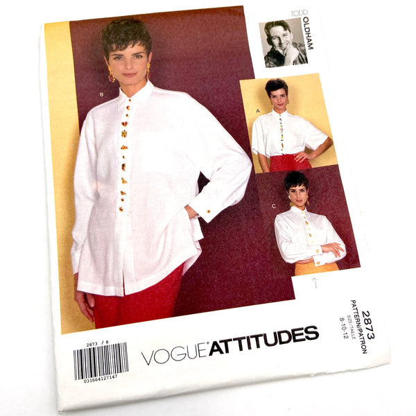 Vogue 2873 | Todd Oldham | Adult Blouse | Sizes 8-12