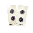3/4" or 1" Amethyst  | Plastic Buttons | Choose Your Size