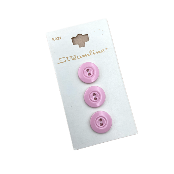 5/8" Sweet Pink | Plastic Buttons