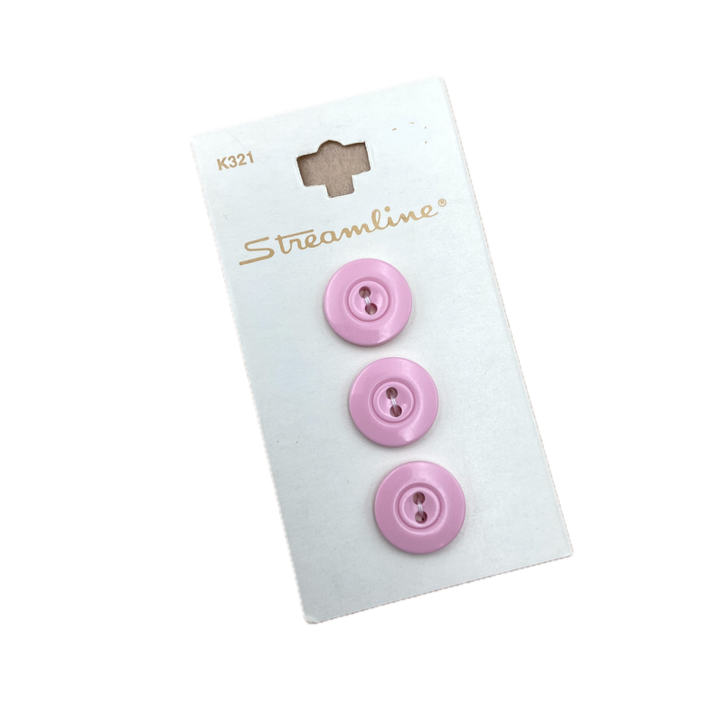 5/8" Sweet Pink | Plastic Buttons