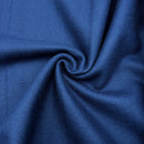 Navy Blue | Wool Blend Coating | Varsity Wool Melton