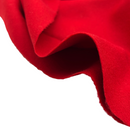 Ruby Red | Wool Blend Coating | Varsity Wool Melton