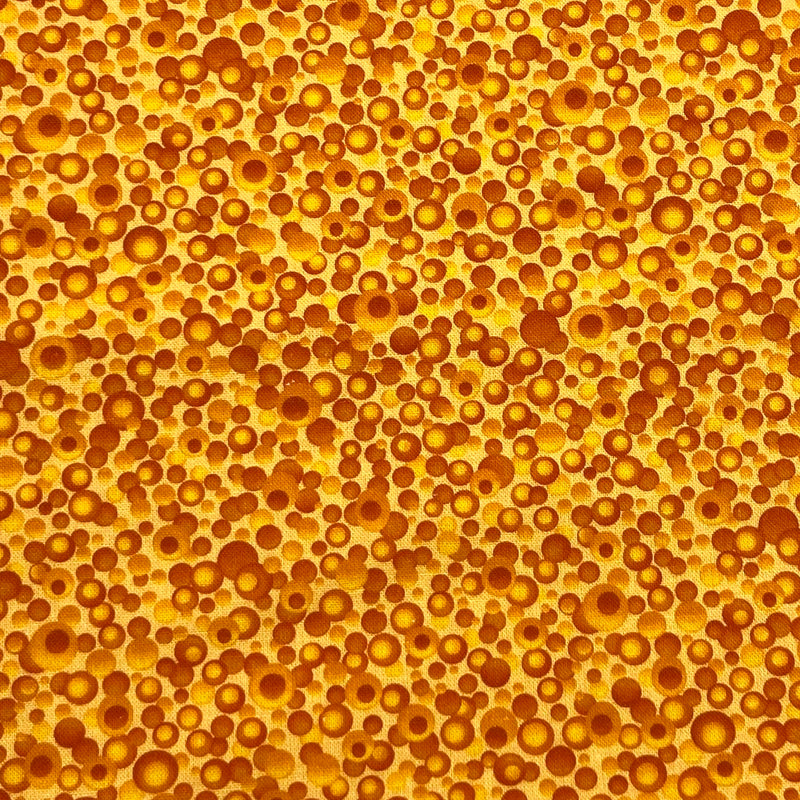 Scattered Dots Orange | Sunflower Dreamscapes | Quilting Cotton