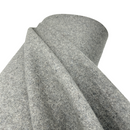 Heathered Haze | Wool Blend Coating | Varsity Wool Melton