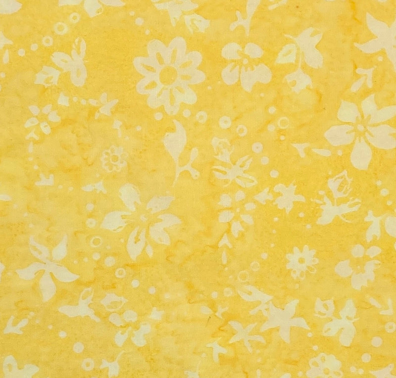 Daisy Yellow Floral | Banyan Batiks Rose Parade | Quilting Cotton