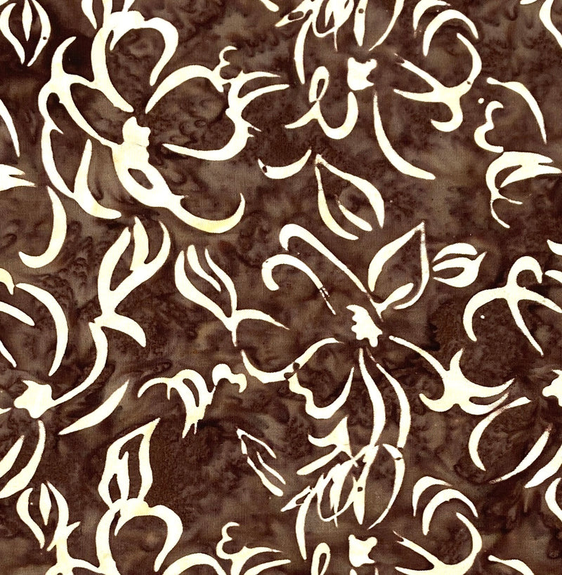 Mocha Floral | Banyan Batiks Classics | Quilting Cotton