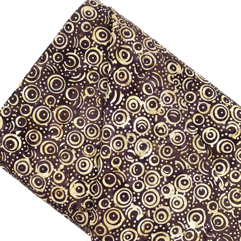 Chocolate Swirls | Banyan Batiks Classics | Quilting Cotton