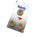 3/4" Almond Paste | Plastic Buttons | Set of 3