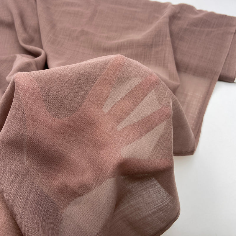 Mauvey Taupe | Wool Voile