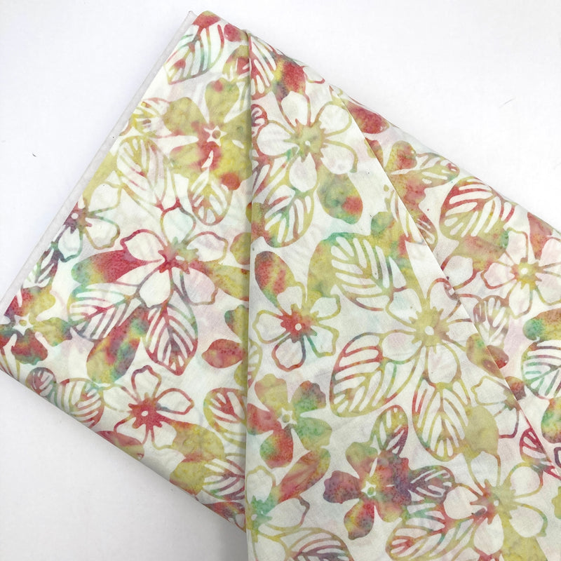Pastel Tie-Dye Floral | Moda Aloha Batiks | Quilting Cotton
