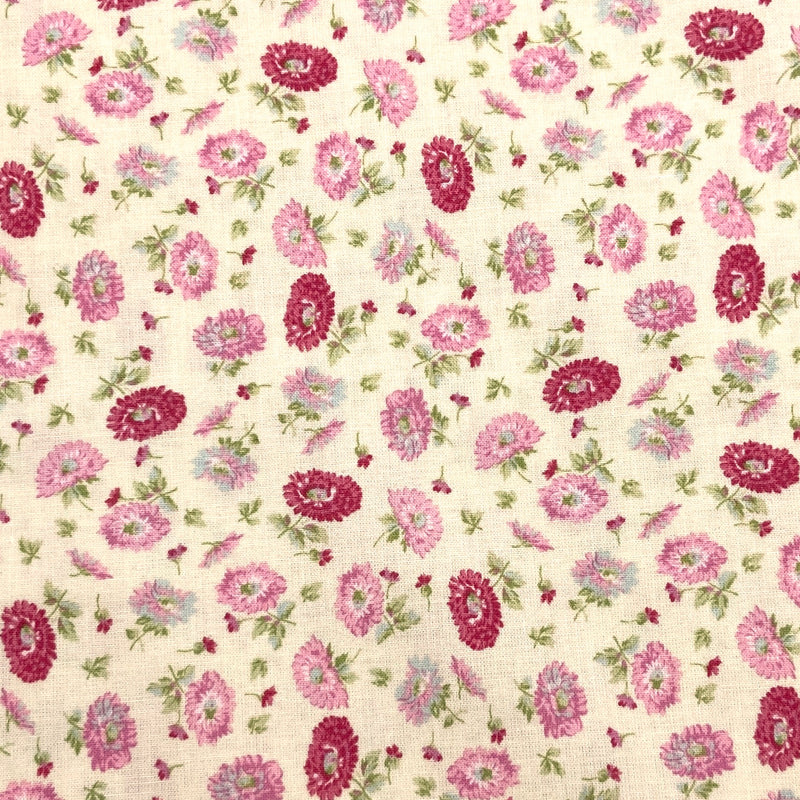 Floral Cream | Amelia | Quilting Cotton