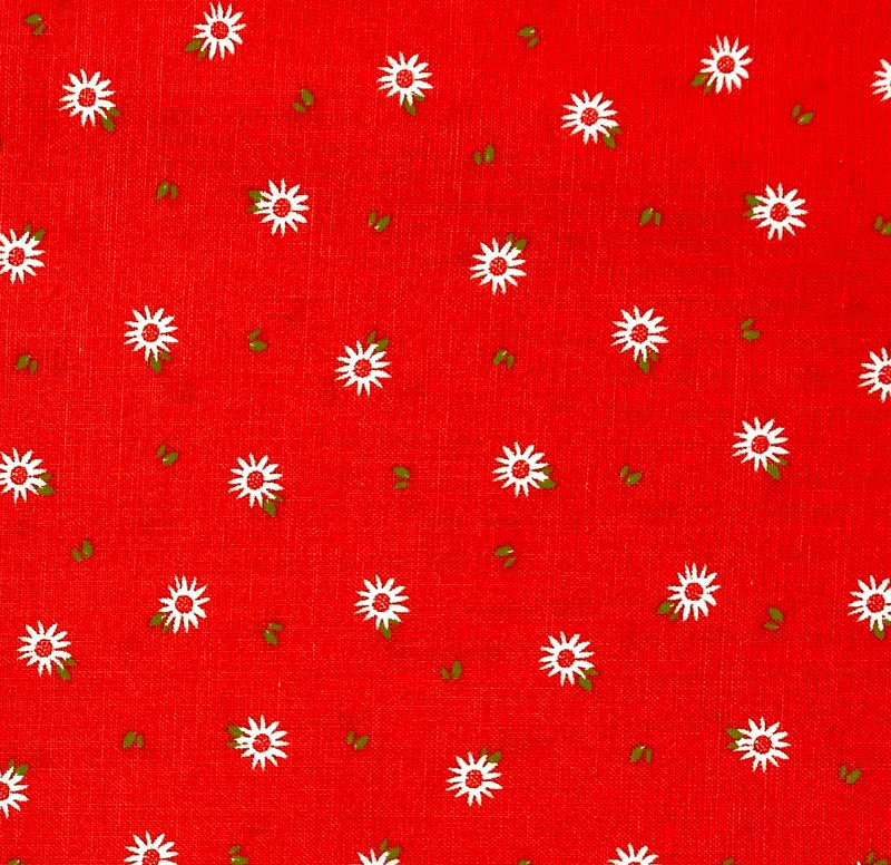 Daisy Red | Sincerely Yours | Quilting Cotton