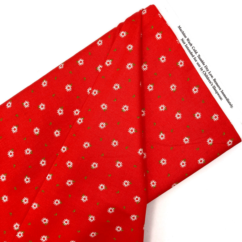 Daisy Red | Sincerely Yours | Quilting Cotton