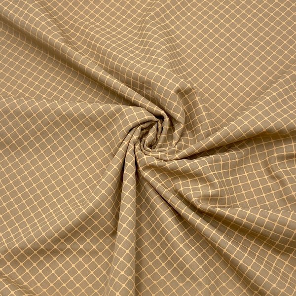 Crosshatch | Silk Crepe