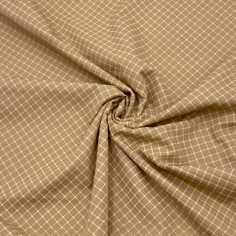 Crosshatch | Silk Crepe