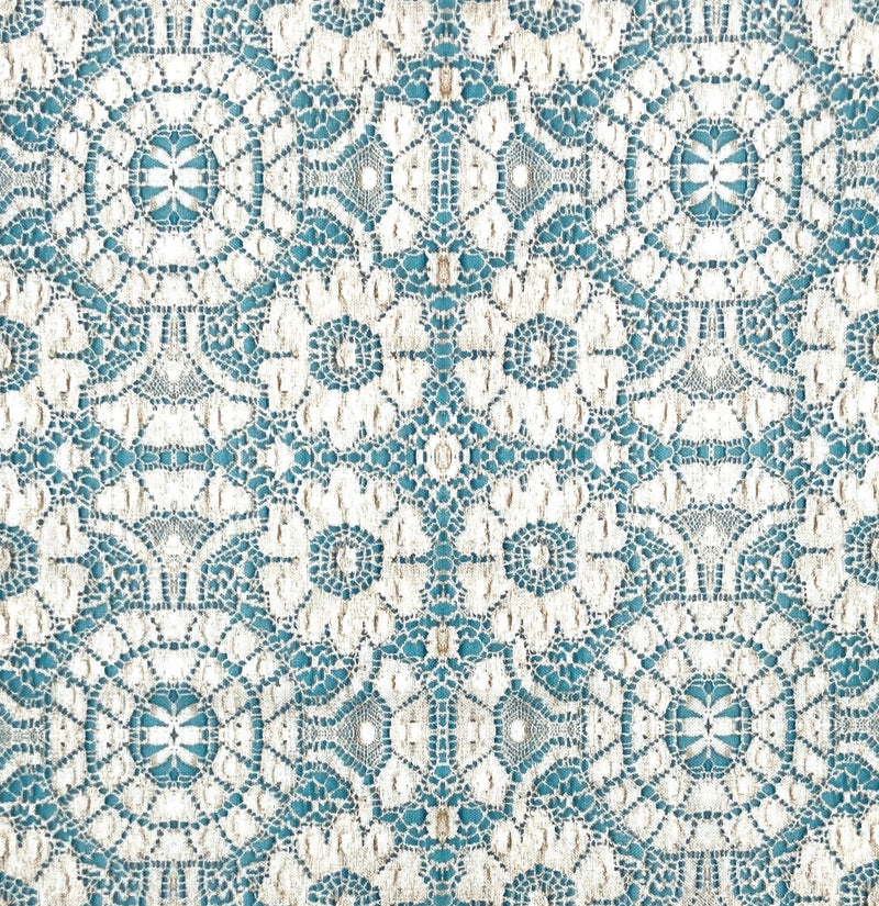 Lace Blue | Leather Lace and Amazing Grace | Quilting Cotton