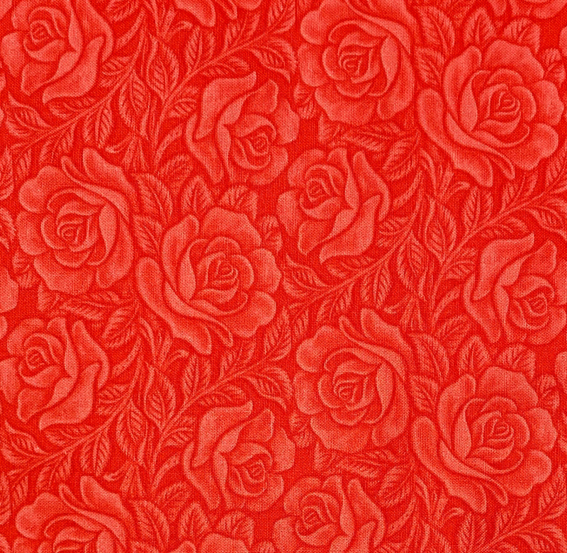 Rose Floral Rose | Leather Lace and Amazing Grace | Quilting Cotton
