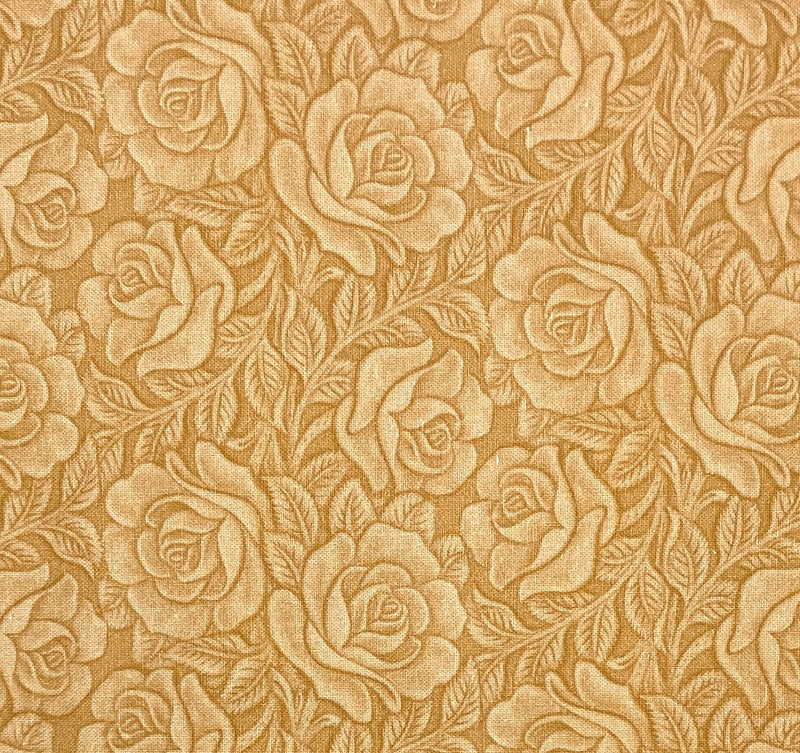 Rose Floral Leather | Leather Lace and Amazing Grace | Quilting Cotton