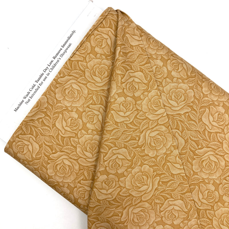 Rose Floral Leather | Leather Lace and Amazing Grace | Quilting Cotton