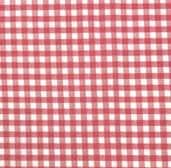 Pink Gingham | Leather Lace and Amazing Grace | Quilting Cotton
