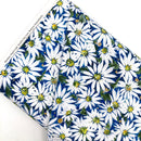 Daisy Spray White on Blue | Fresh As A Daisy | Quilting Cotton