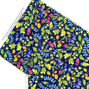Leafy World Navy | Wild Blossoms | Quilting Cotton