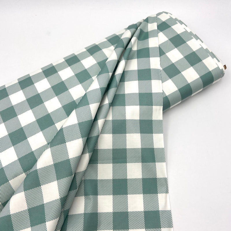 Mint | Buffalo Check | Quilting Cotton