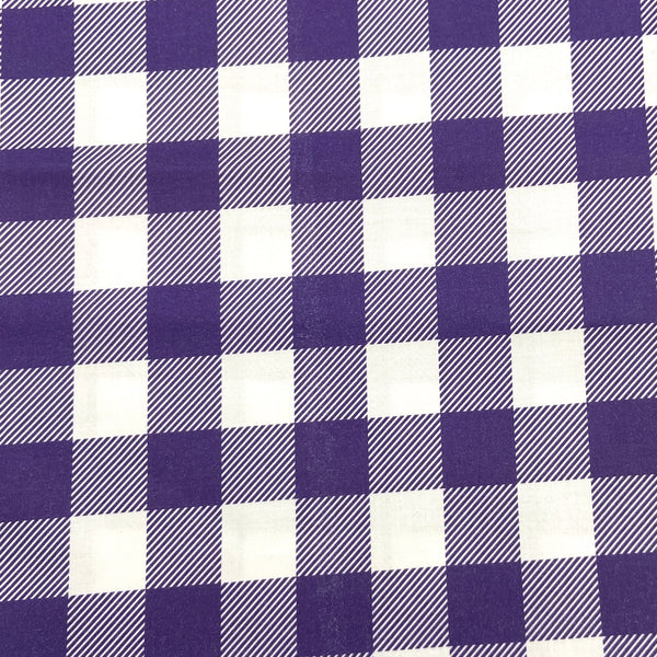 Eggplant | Buffalo Check | Quilting Cotton