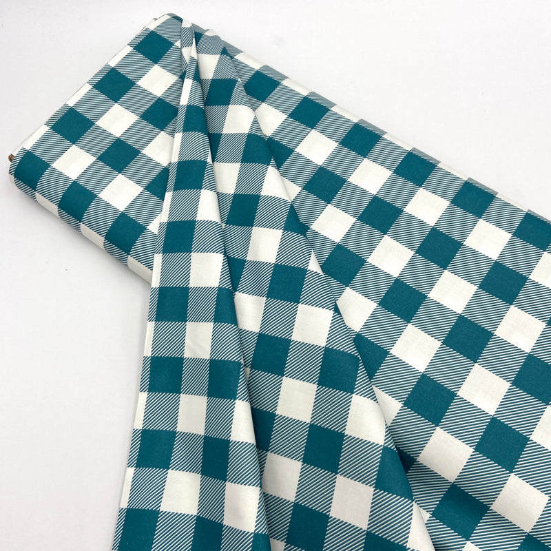 Teal | Buffalo Check | Quilting Cotton