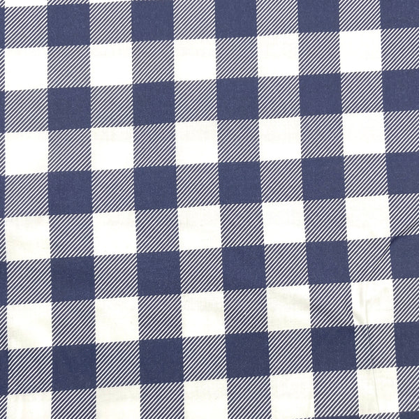 Blue Gray | Buffalo Check | Quilting Cotton