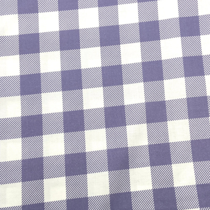 Periwinkle | Buffalo Check | Quilting Cotton