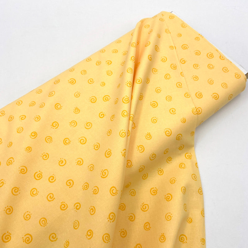 Squiggle Yellow | Susybee | Quilting Cotton